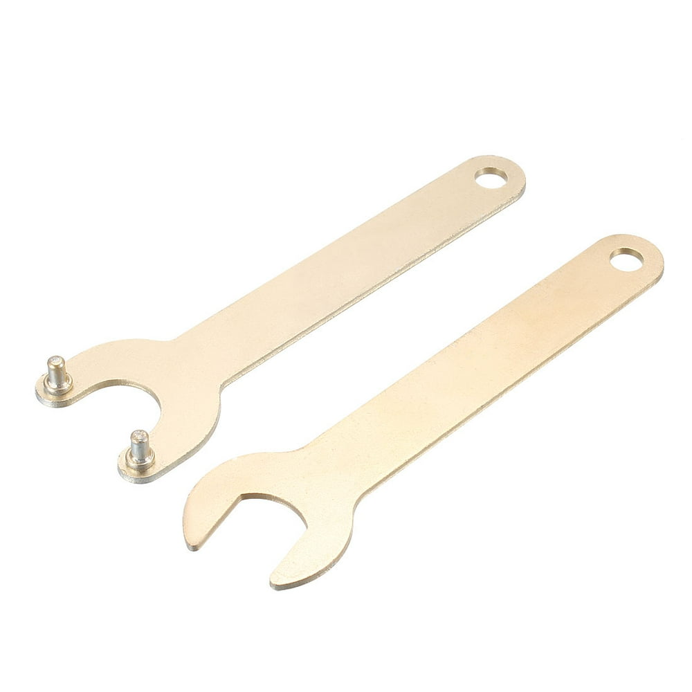 Angle Grinder 17mm Width Single Open Ended Metal Spanner Wrench 2 in 1 Set