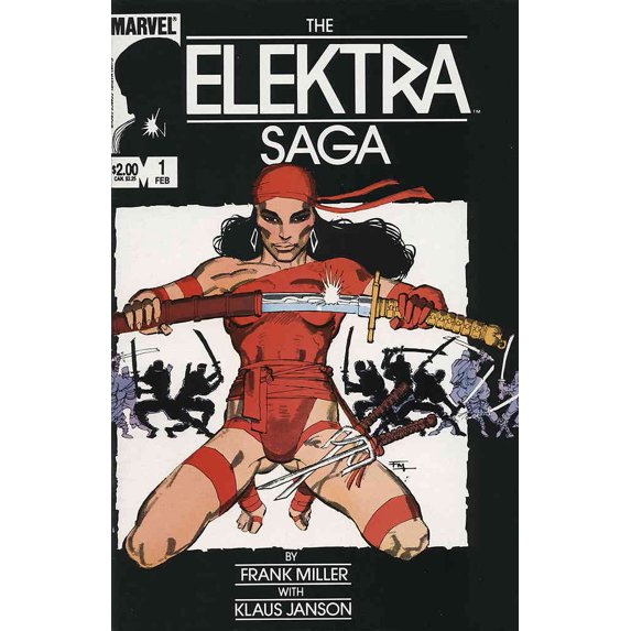 Elektra Saga, The #1 VF ; Marvel Comic Book