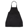 thumbnail image 3 of 6X Unisex 2 Bolsillo Negro Delantal Peto de Cocina, Un Tamano de Medio, 3 of 5