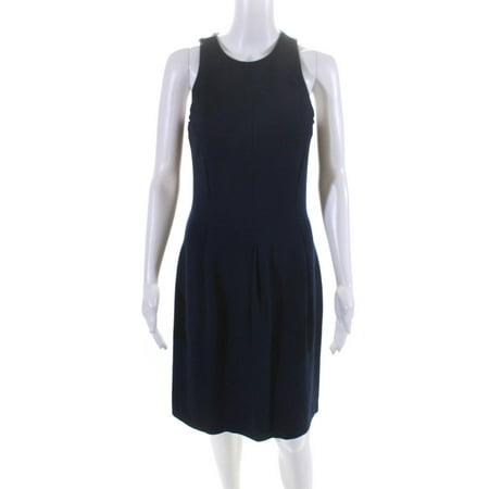 

Pre-owned|J. Mclaughlin Womens Pleated Front Dress Blue Size S