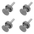 thumbnail image 5 of KAKOWELY 4pcs Spindle Gate Spindle Rod Dog Threaded Spindle Rod Spindle Rod Baby Gate Thread Spindle Rod Baby Gate Threaded Spindle Rods Replacement Bolts,2.95"X1.38"X1.38", 5 of 5