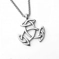 thumbnail image 4 of Cross-Border Foreign Irish Carnival Couple Necklace Female Celtic Knot Charm Trendy Unisex Necklace, 4 of 4