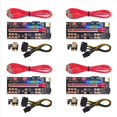 thumbnail image 1 of 4X VER018 PRO PCI-e Riser Card USB 3.0 Cable 018 PLUS PCI Express 1X una 16X Extender Adaptador PCIe para BTC Mining (Rojo), 1 of 5