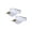 White, variant on Top Headwear 2 Pack Youth Size Sun Visor - Black
