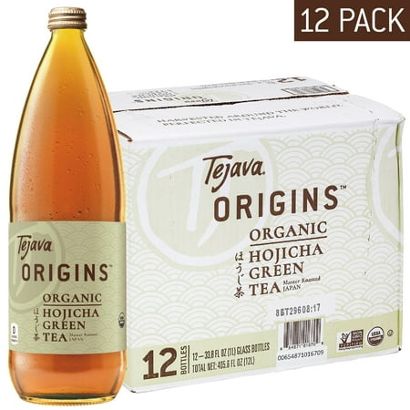 Tejava Organic Hojicha Green Tea 12 - 33.8 fl oz Bottles