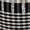 Black/Gray, variant on LR Home Oakley Round Blue/White Striped Indoor Small Pouf Ottoman, 14" H x 18" W