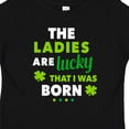 thumbnail image 4 of Inktastic The Ladies Are Lucky That I Was Born St Patricks Day Baby Boy Boys Baby T-Shirt, 4 of 5