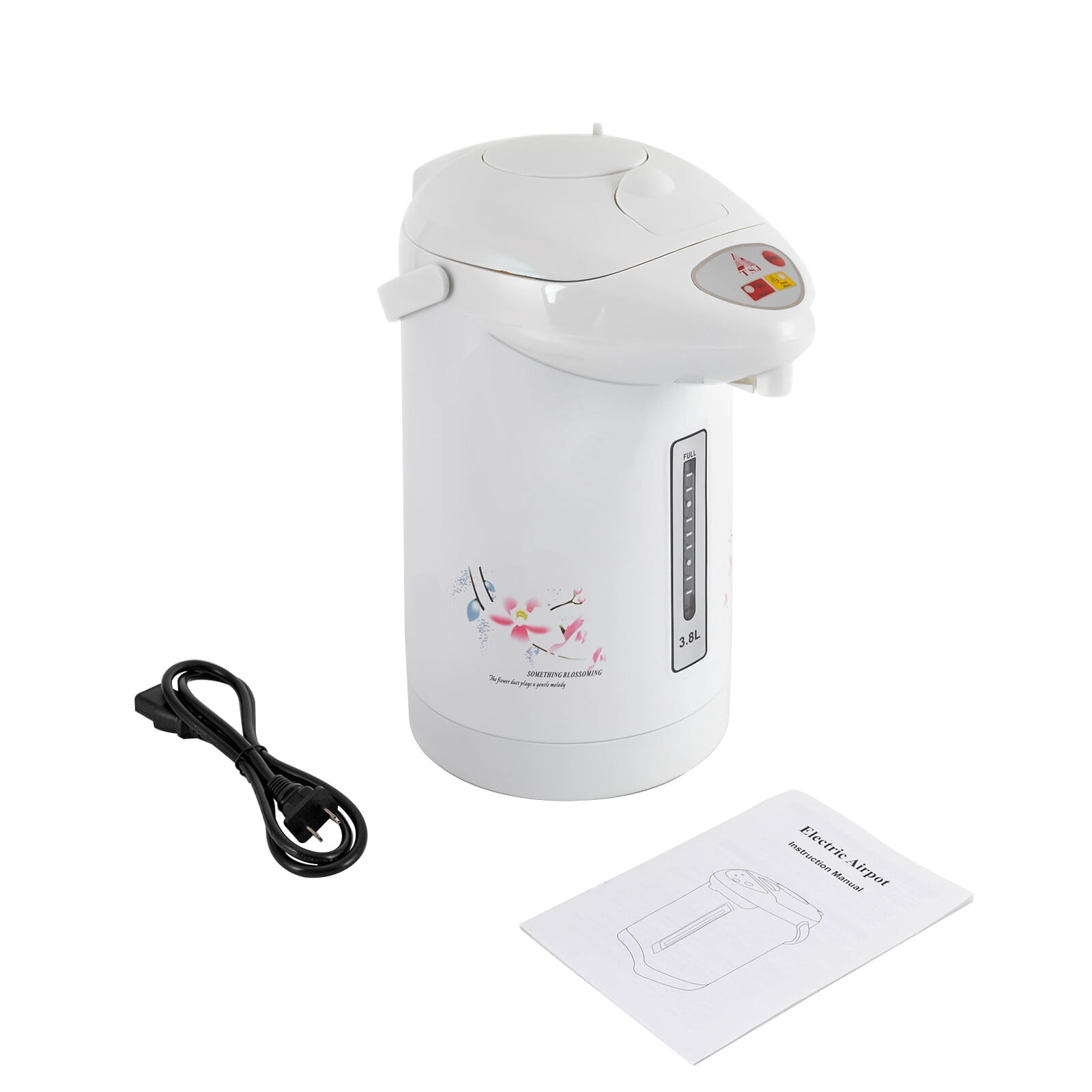 Hot & Cold Water Dispenser Countertop 3.8L – 3 Dispensing Modes (Electric/Touch/Air Pressure) 128 oz Electric Water Cooler with 304 Stainless Steel Inner Tank, Hot Boiler & Keep Warm