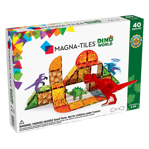 Magna-Tiles Dino World 40 Pièces