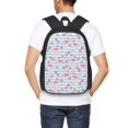 thumbnail image 4 of Easygdp Flamingo and Pineapple Mochila de Gran Capacidad Minimalista Ideal para Escuela, Viajes y Uso Diario, 4 of 6