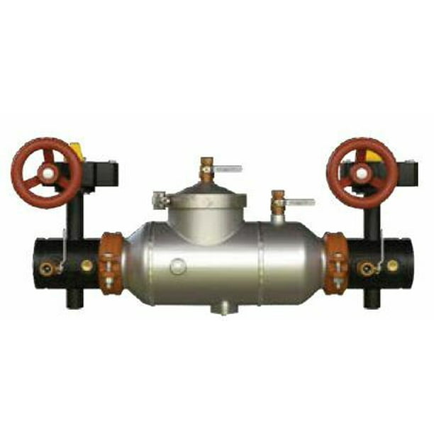 8" Backflow Preventer, Double Check, LeadFree , Stainless Steel Body