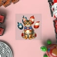 thumbnail image 4 of Patriotic Manx 4th of July Independence Paws Cutout Transfer Sticker Cat Lover Kitten Owner Gifts Transparent Decal Art Decor - 02010, 4 of 5
