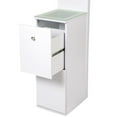 thumbnail image 3 of Impressions Vanity SlayStation Natalie Column with Drawers, Vanity Shelves for Storage (Black), 3 of 8