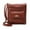 Brown, variant on UYUH Unisex Messenger Bags Ladies Fashion Solid Color Leather Large Capacity Adjustable Shoulder Belt Turnbuckle Versatile Single Shoulder Messenger Bag for Travel, Daily and Shopping