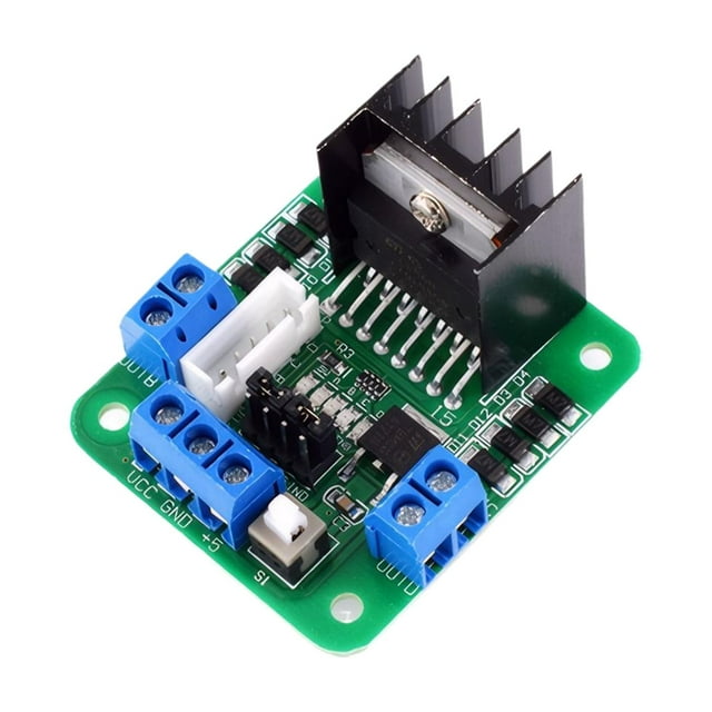 Bearachild Placa controladora de Motor paso a paso CC, módulo de Control de controlador de Motor Dual, placa de controlador de Motor paso a paso Electrónica