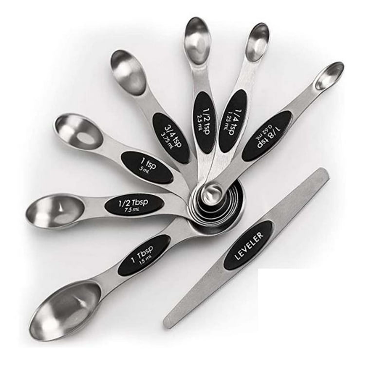 solacol 304 Stainless Steel Measuring Cup and Spoon Set, Kitchen