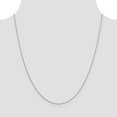 thumbnail image 2 of 14k White Gold .8mm Rope Chain Necklace Pendant Charm Loose, 2 of 7