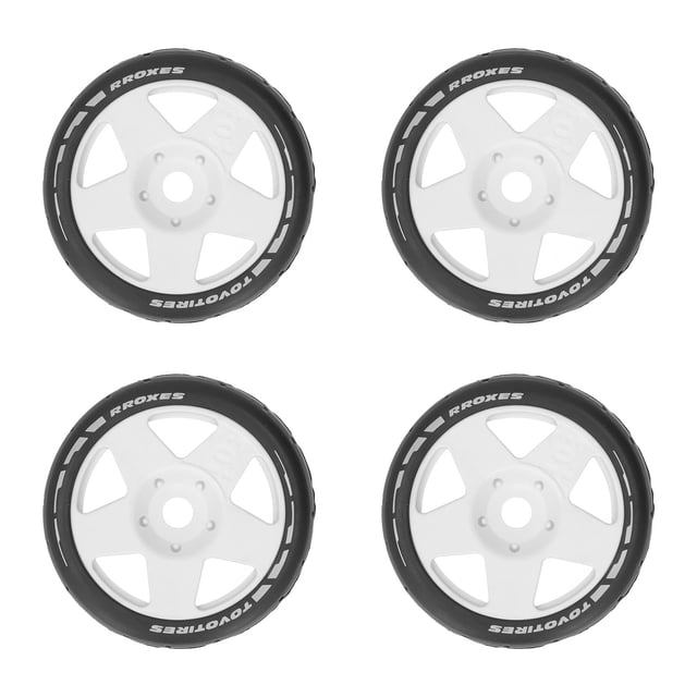 Ruedas gt rc 4 piezas neumlicos de Carretera llantas de ruedas de 17 mm Super Agarre para Coche RC Hecho de Goma y PlásStico para Ruedas GT RC