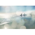 thumbnail image 2 of Davis, Devon 32x23 Black Ornate Wood Framed with Double Matting Museum Art Print Titled - Surfers, 2 of 4