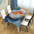 thumbnail image 4 of Yayeee Tablecloths 54" x 54" Rectangle Wrinkle Resistant Party Table Cover, Goldfish Bowl, 4 of 8