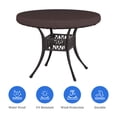 thumbnail image 3 of Covers & All Round Table Top Cover, 18 Oz Heavy Duty Waterproof UV & Weather Resistant Patio Table Cover, Outdoor Table Cover for Patio Outdoor Furniture & Coffee Table, (36" Dia x 4 H Inches, Coffee), 3 of 7