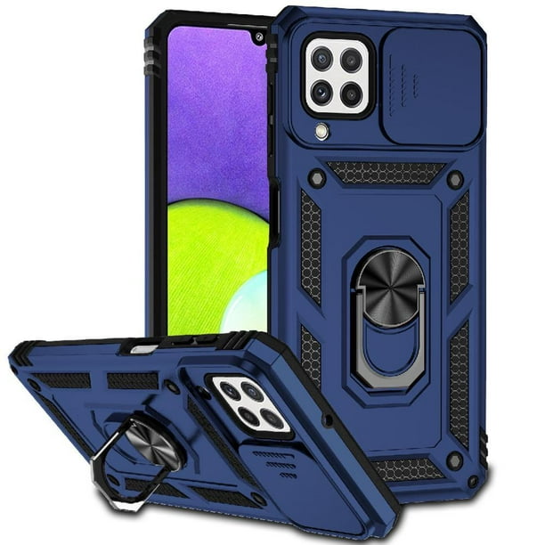 Estuche GANGXUN para Samsung Galaxy A22 4G, soporte giratorio 360°, estilo mecánico y magnético