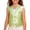 Green, variant on Lkhaha Girls Sequin Vests Elegant One Button Sleeveless Jacket Performance Party Outerwear Red 150