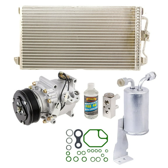 For Dodge Chrysler & Plymouth A/C Kit w/ AC Compressor Condenser & Drier - BuyAutoParts