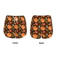 thumbnail image 3 of Balery Autumn Pumpkin Pattern Women's Running Shorts with Liner 2 Pockets Elastic Workout Athletic Gym Yoga Shorts-XX-Large, 3 of 7
