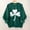 *Green 02, variant on ClodeEU Womens Plus Size Saint Patrick's Day Shamrock Sweatshirt ,Long Sleeve Crewneck Trendy Pullover Green 03,Womens Plus XL