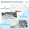 thumbnail image 2 of FORMRS Boys Rash Guard Short Sleeves Swim Shirt Quick Dry UPF 50+ Sun Protection, Sizes 3-12T, White Streets, 2 of 6