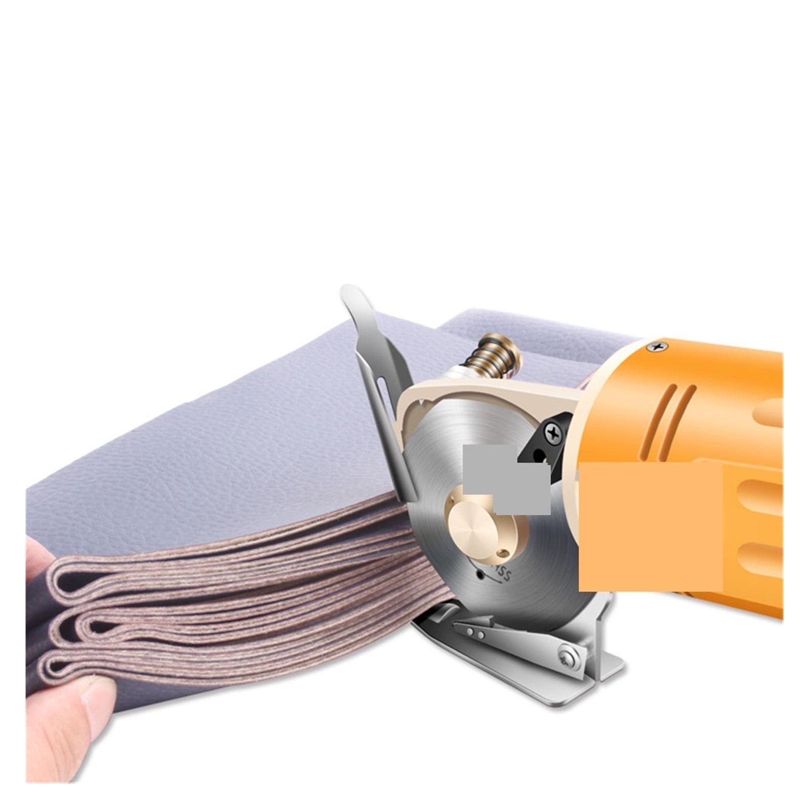 Electric Fabric Scissors Rotary Blade Fabric Tool Leather Fabric Electric Cutter Kit Cutting Saw Tool ,Sharp & Durable