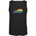 thumbnail image 1 of Kentucky LGBT Gay Pride Rainbow Black Adult Tank Top - 2X-Large, 1 of 1