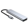 thumbnail image 1 of Base de expansión compatible con HDMI 6 en 1 Adaptador de concentrador USB 3.0 para portátiles Tablet Ipad, 1 of 6