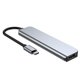 thumbnail image 1 of Base de expansión compatible con HDMI 6 en 1 Adaptador de concentrador USB 3.0 para portátiles Tablet Ipad, 1 of 6