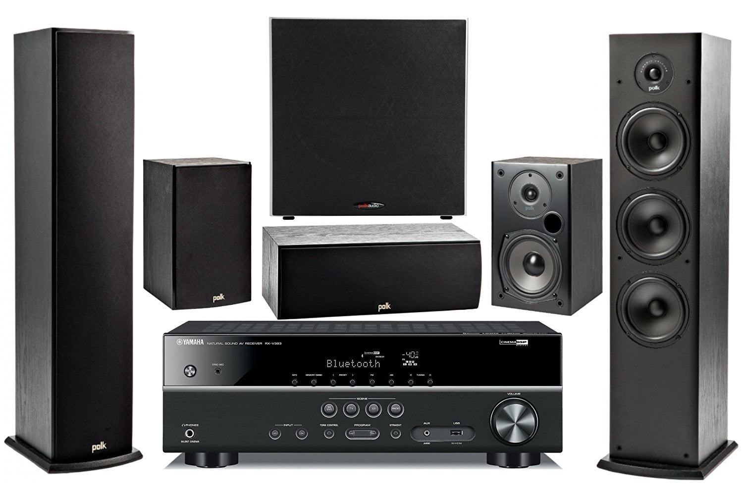 ております Yamaha Theater Receiver + Yamaha Natural Sound High Performance 2 ...