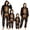 Style 22, variant on Grblisyd Family Matching Halloween Jumpsuit Long Sleeve Skeleton Onesie Pajamas Zip Up Hooded Loungewear