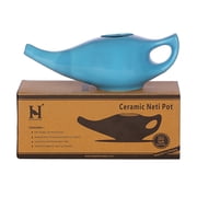 Neti Pot for Nasal Cleansing Blue Color with 5 Sachets of Neti Salt