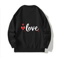 thumbnail image 5 of BVOFAR Mens Sweatshirt Love Graphic Long Sleeve Shirts No Hood Crewneck Pullover Loose Fit Holiday Tops for Valentines Day, 5 of 6