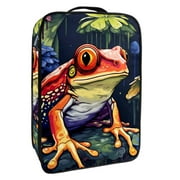 Frog Premium Polyester Shoe Organizer - Spacious Shoe Storage Box, 23x31cm/9x12in, Sturdy and Durable Construction - Ideal for Organizing and Your Shoes - Limited Stock! Order Now!