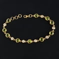 thumbnail image 2 of Peridot Tennis Bracelet-Vintage Round, 2 of 2