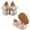 Pink+Gold, variant on Emy Dola 2-Pairs Infant Baby Girls Soft Sole Ribbon Tulle Bowknot Princess Wedding Dress Flats Prewalker Newborn Light Baby Sneaker Shoes 0-12M