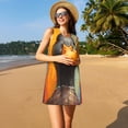 thumbnail image 3 of Yiaed Colorful Painted Duck Print Women's Sleeveless Dress, Loose Fit Summer Dress, Casual Sleeveless Dress for Women, 3 of 7