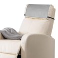 thumbnail image 1 of Protector de reposacabezas reclinable SCNK de piel sintética gris claro, 1 of 7