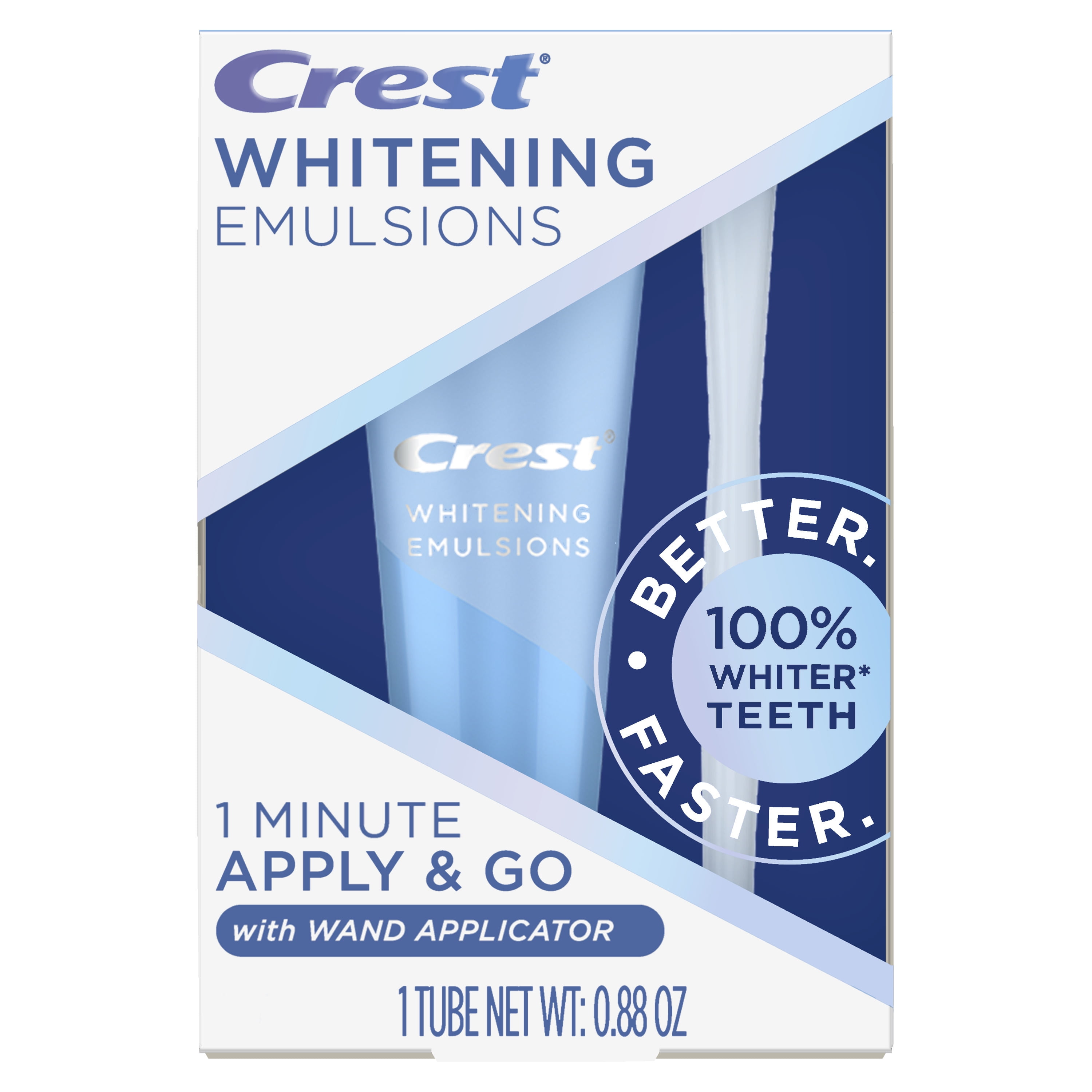 Crest Whitening Emulsions with Wand Applicator, Leave-on Teeth Whitening Treatment