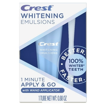 Crest Whitening Emulsions with Wand Applicator, Leave-on Teeth Whitening 