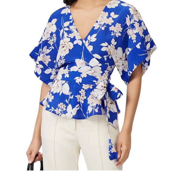 YUMI KIM Women's That's A Wrap Top, Blue, XS