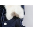 thumbnail image 3 of Boys Winter Coat Girls Winter Long Sleeve Thick Warm Hooded Solid Zipper Down Jackets Toddler Jacket Navy 2 Years-3 Years, 3 of 6