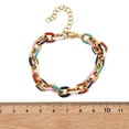 thumbnail image 5 of 304 Stainless Steel Cable Chains Bracelets Enamel style Golden 7-1/8 inch(18.1cm), 5 of 5