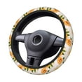 thumbnail image 4 of Balery Sunflower 5 print Steering Wheel Covers Elastic Skidproof Steering Wheel Protective Cover Case for Men Women Universal 15 Inches Cars Accessories, 4 of 8